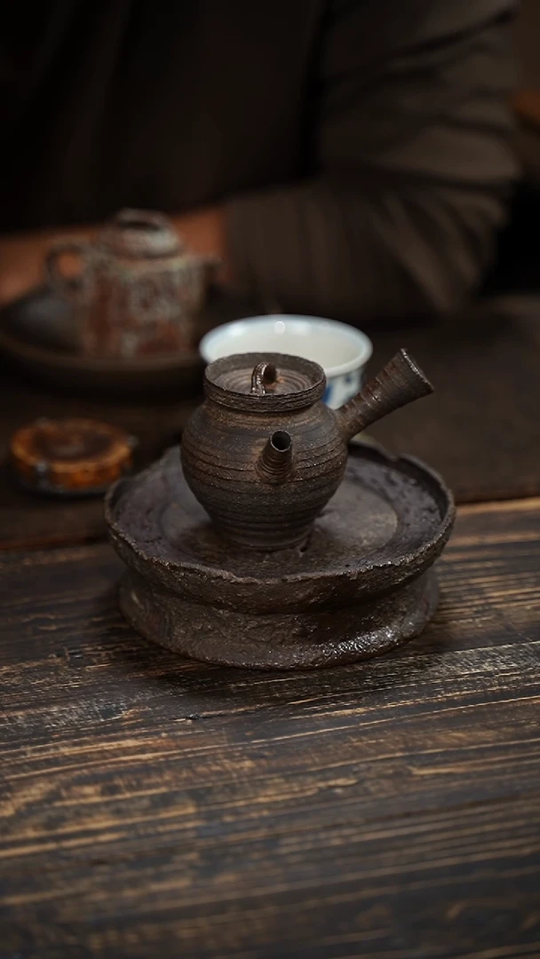 全手工制作 南蛮 侧把壶  110cc