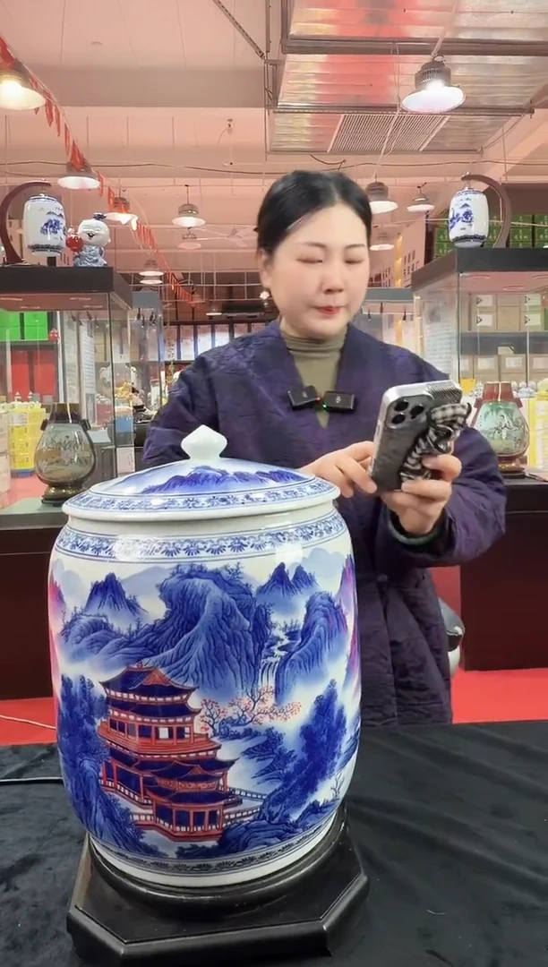 摆件瓷景德镇陶瓷摆件04