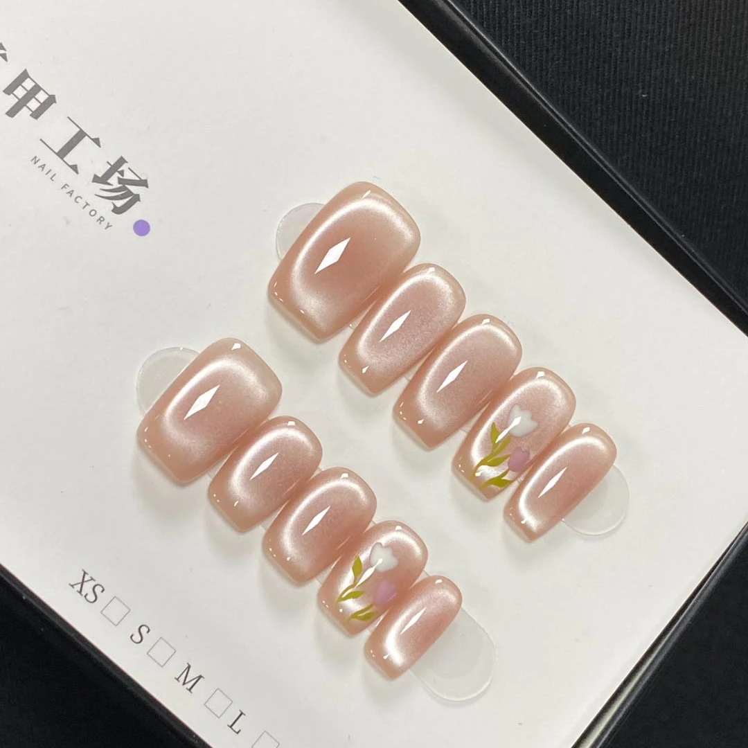 【郁支浪漫】JD1602纯手工新款轻奢手工穿戴甲（送高级工具包）