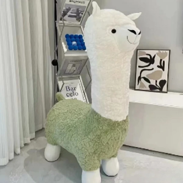 【不带轮】羊驼座椅公仔安抚玩偶毛绒玩具