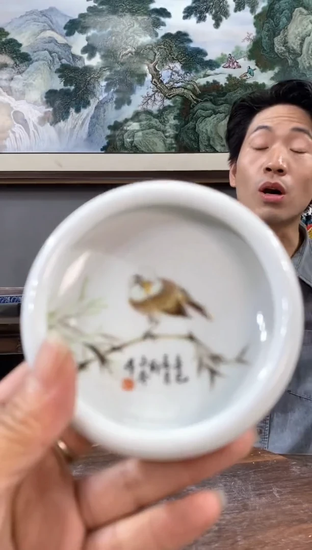 吴义松陶瓷联盟手绘陶瓷编码：5038