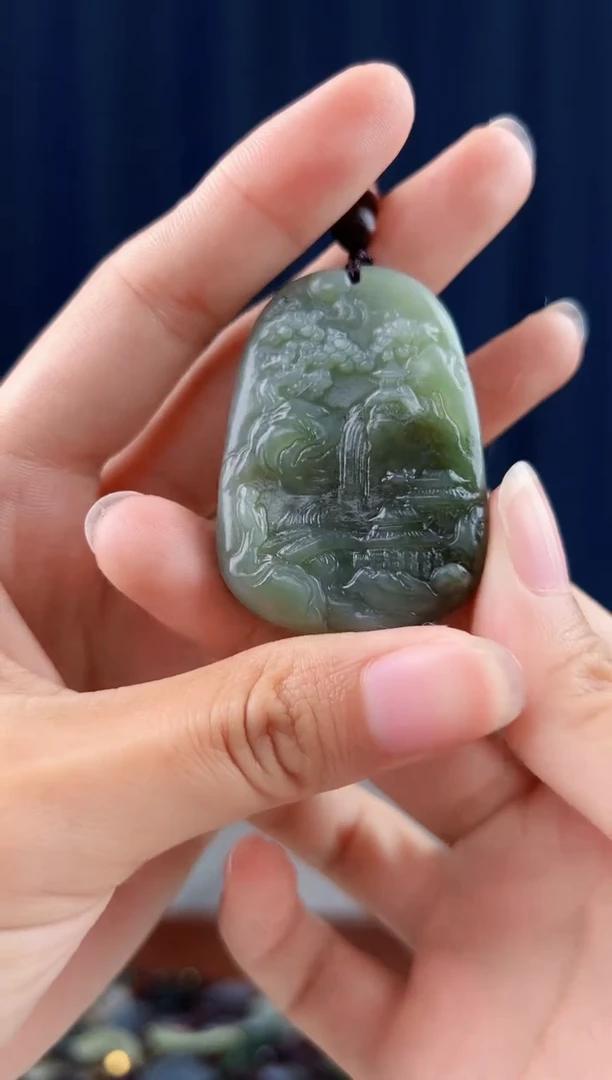颈饰未镶嵌和田玉拍一发一，多样性发货