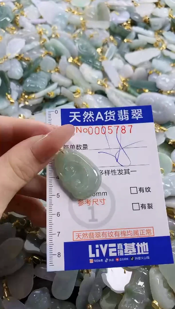 颈饰未镶嵌翡翠天然A货翡翠