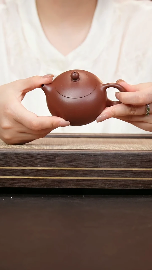 茶壶紫砂老紫泥 西施壶