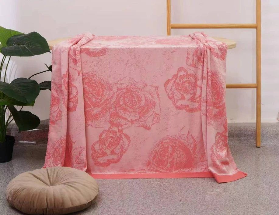 【印象花开】150*200cm色织冷感毯
