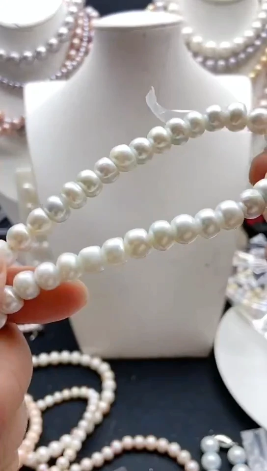 淡水珍珠未镶嵌颈饰1