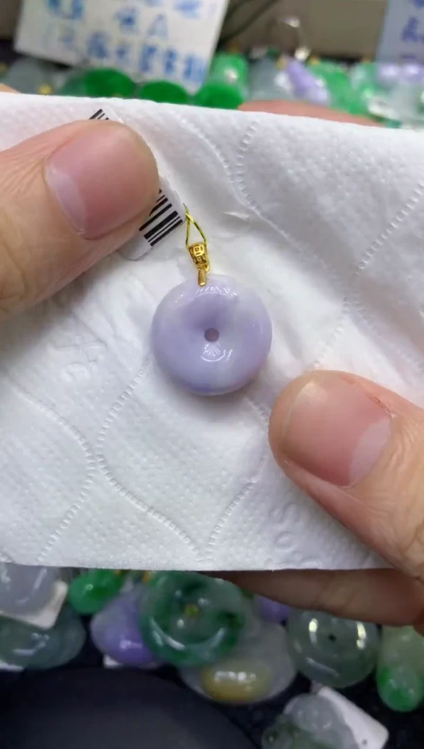 颈饰未镶嵌翡翠天然缅甸A货翡翠