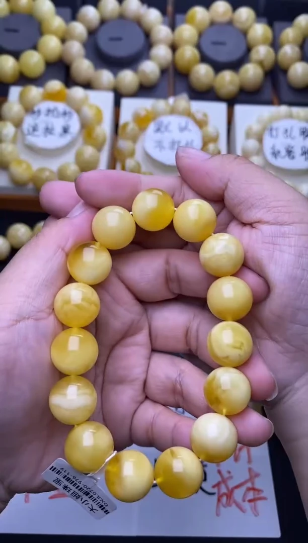 裸石琥珀未镶嵌大小姐珠宝严选111