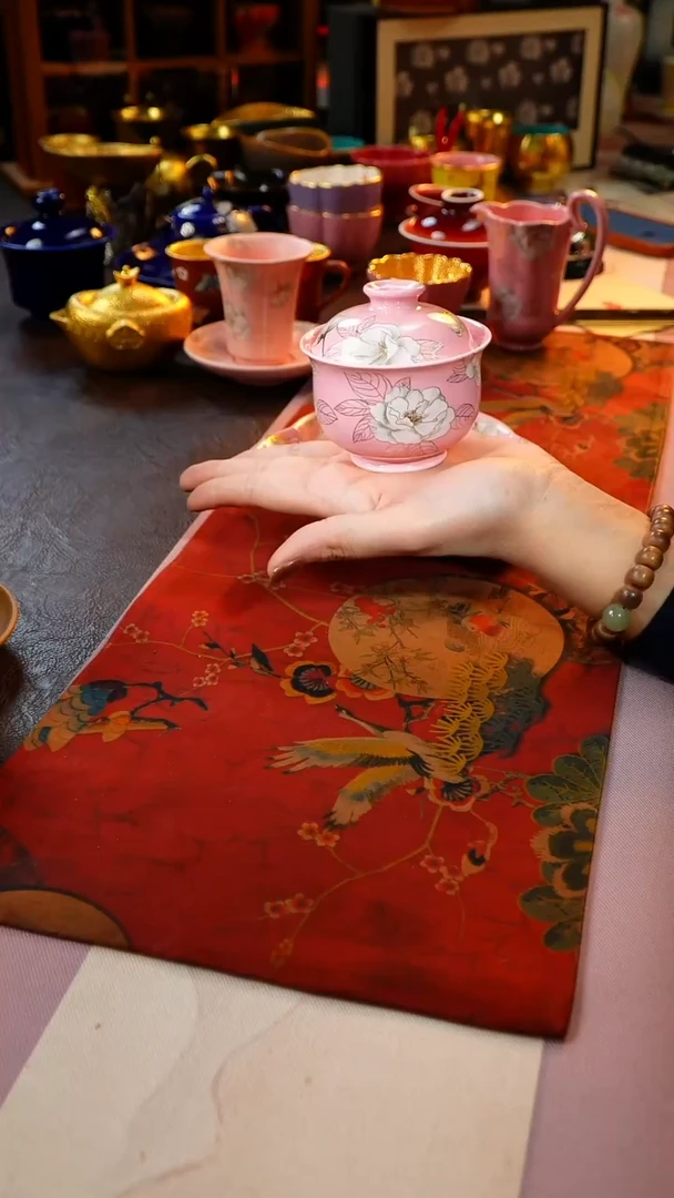 茶杯紫砂【宜景窑系列】盖碗