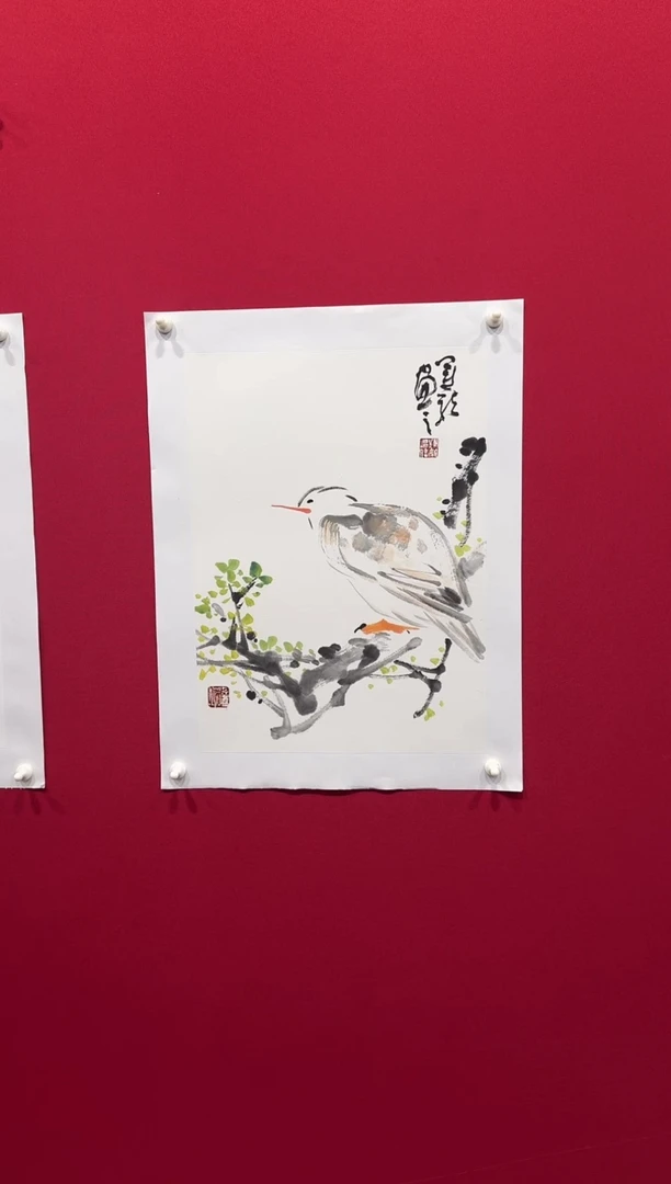 国画刘运龙34*45............
