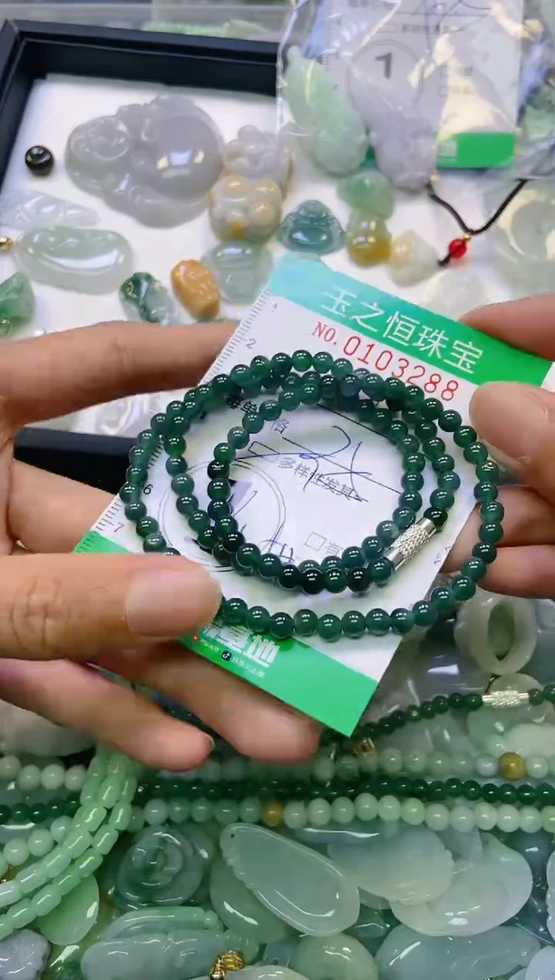 翡翠未镶嵌颈饰闪购0103288多样性发其一