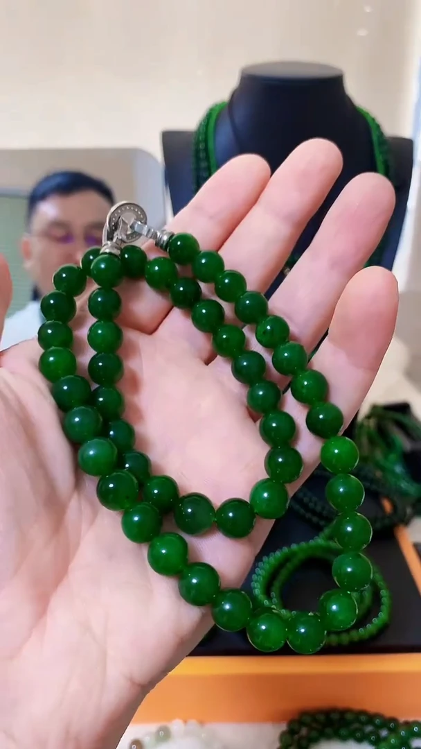 和田玉（碧玉）未镶嵌项链10