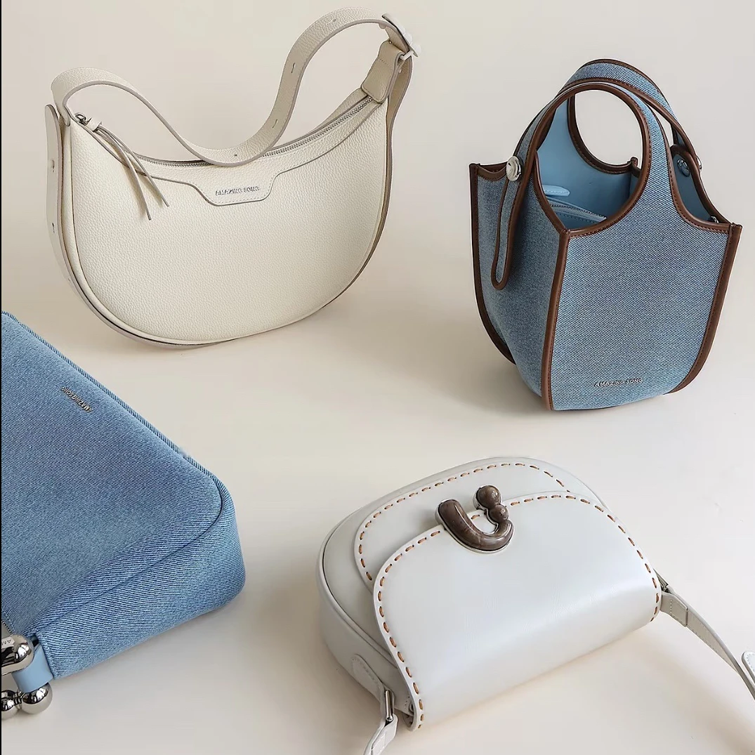 春季新款 斜挎 单肩大容量 包包 百搭女包女士小众简约小包包