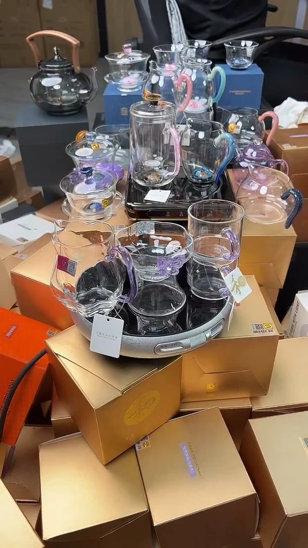 @@禾器晶彩颂妍紫+幻蝶茶漏紫+逸杯紫2只