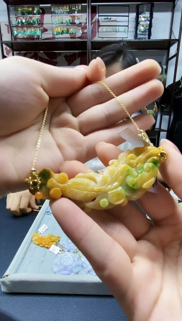 颈饰未镶嵌翡翠翡翠吊坠