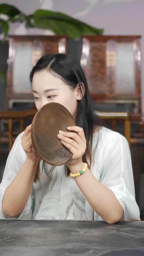 金丝楠原木精工坚果盘198