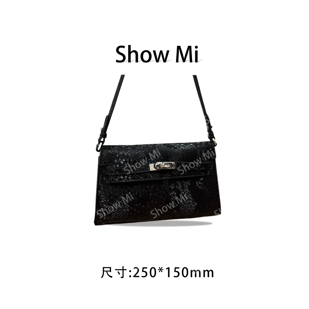 【Show Mi】QYX-81451-黑色-轻奢小众时尚百搭女士包包sm