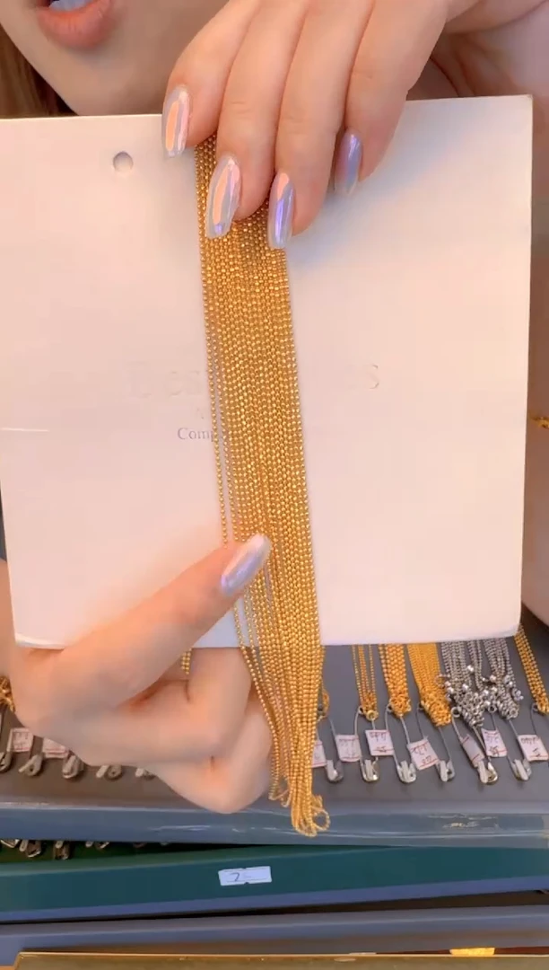 切面米珠链45cm 1.82g（多样性发货）