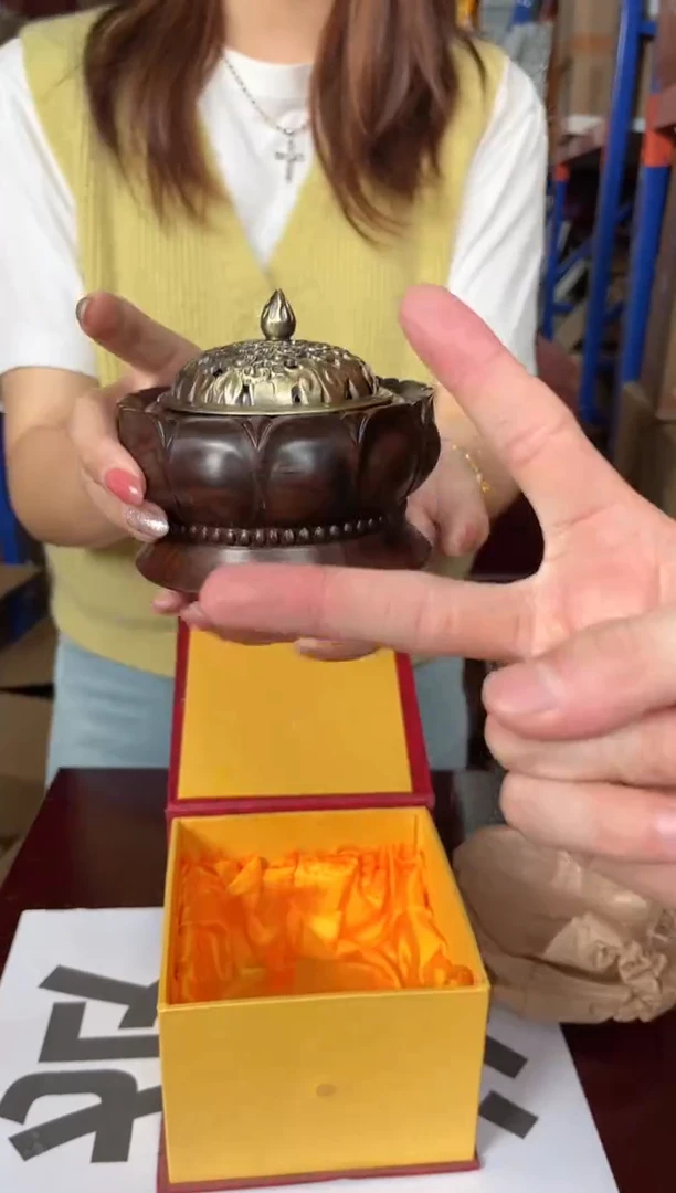 陶瓷工厂搬迁黑檀木香炉