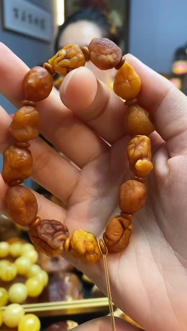 手链琥珀未镶嵌手串