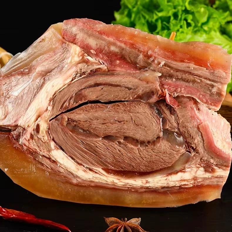 【拍二发四】九成熟牛头肉到手4斤装火烧去毛原味（炒卤炖煮）