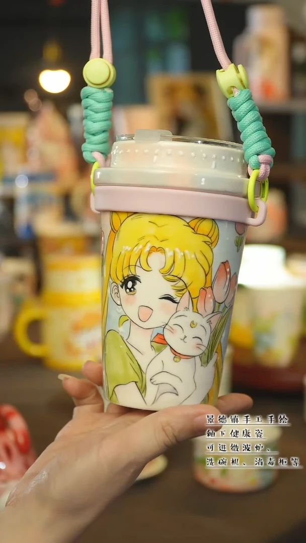 景德镇陶瓷手作杯&A789