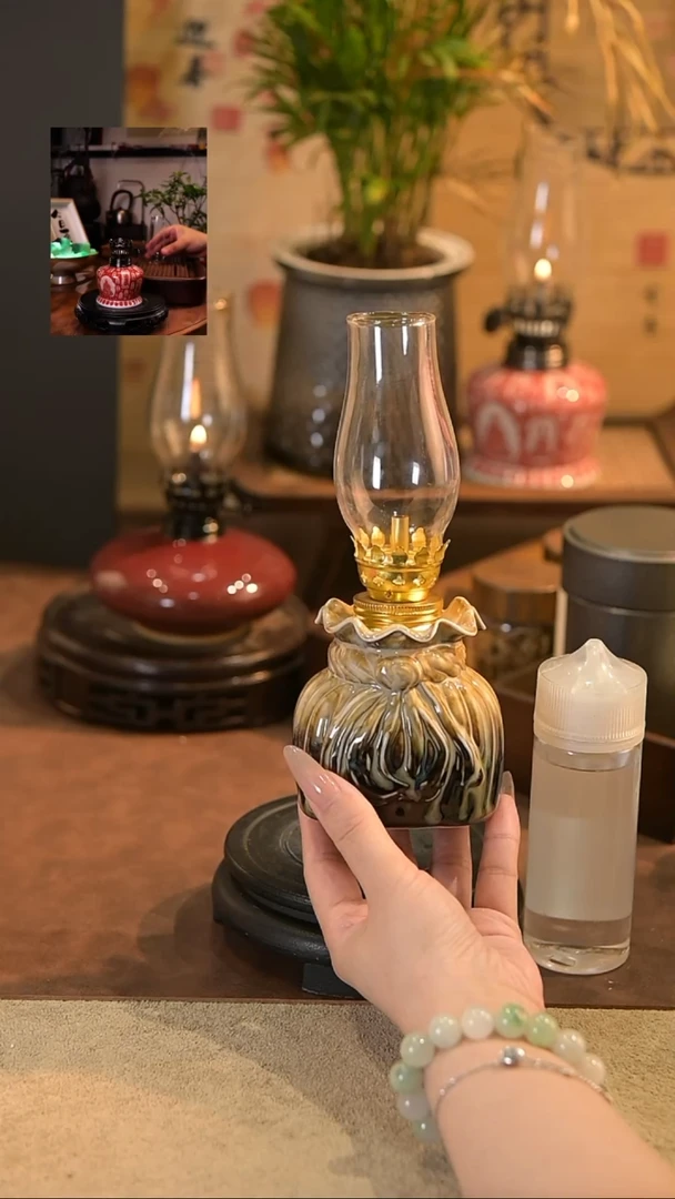 陶瓷陶瓷景德镇陶瓷香薰灯摆件