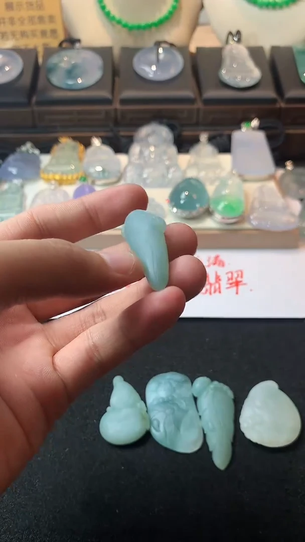 未镶嵌定制翡翠达*   5047毛货不退不换