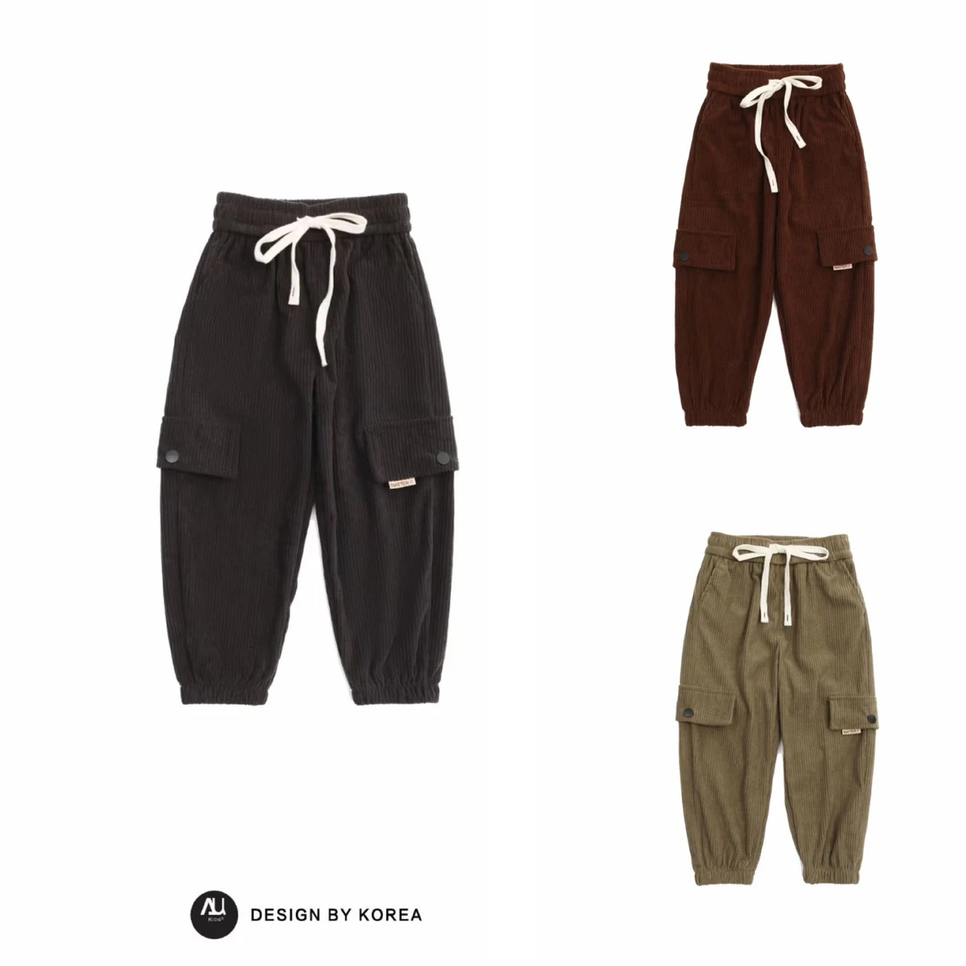 【有颜有料抗皱灯芯绒】比想象中更柔软！春秋季儿童休闲长裤 018