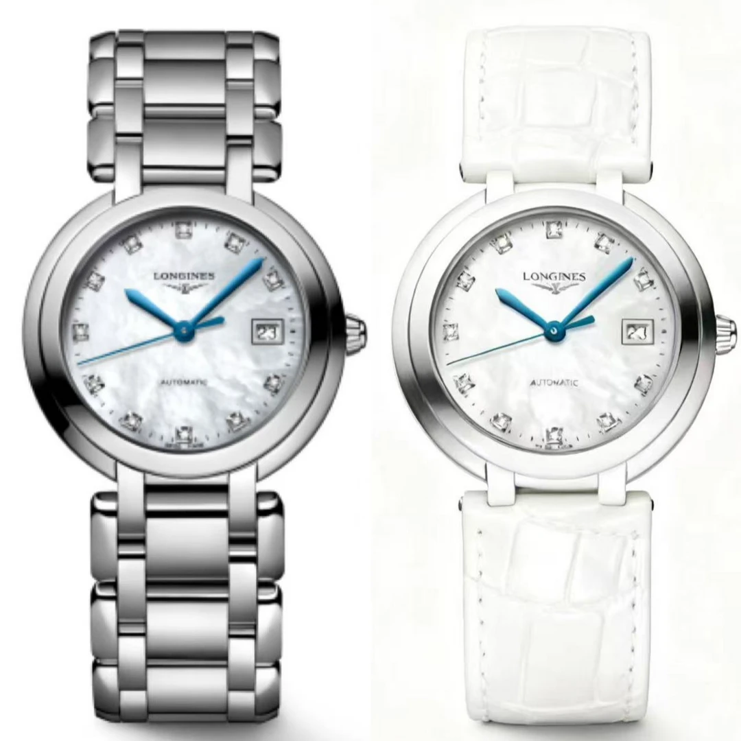99新 Longines/浪琴 心月/贝母钻刻/机械/九月/26.5盘/1.77