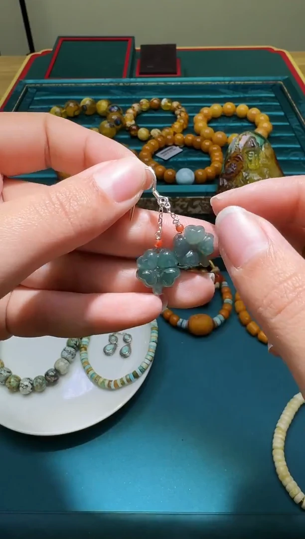 未镶嵌翡翠耳饰多样性发一812