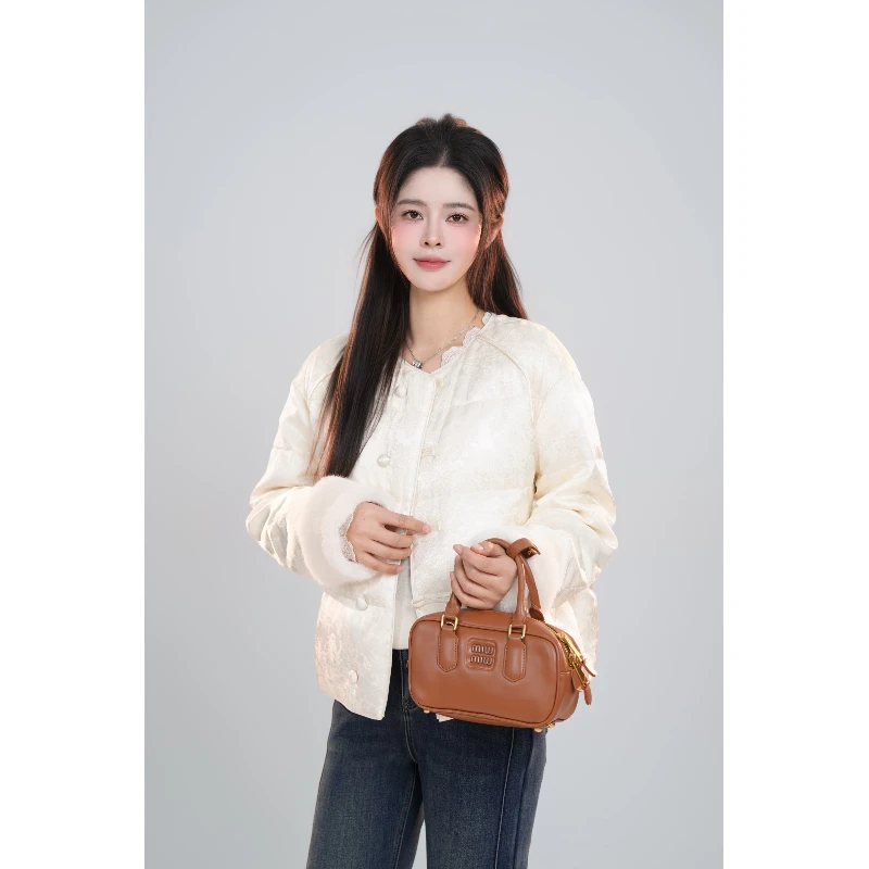 宿慕SUMU 女款国风羽绒服11-28冬款新款时尚百搭羽绒服A1606L