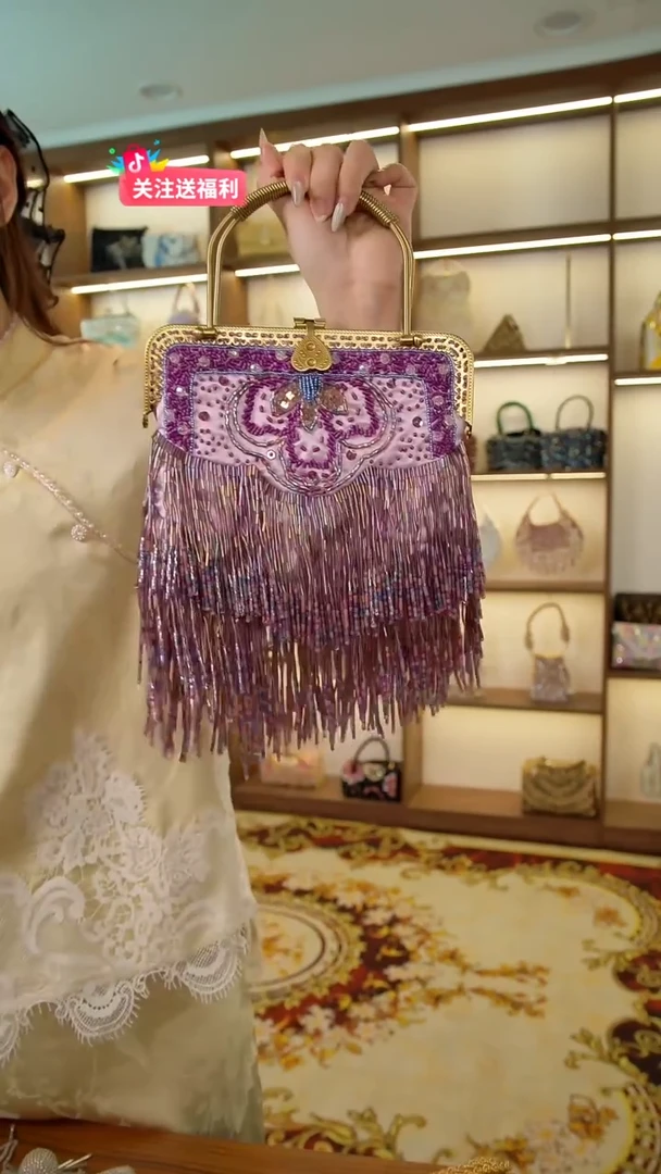 织绣珠绣手提包时尚女神直播间选款