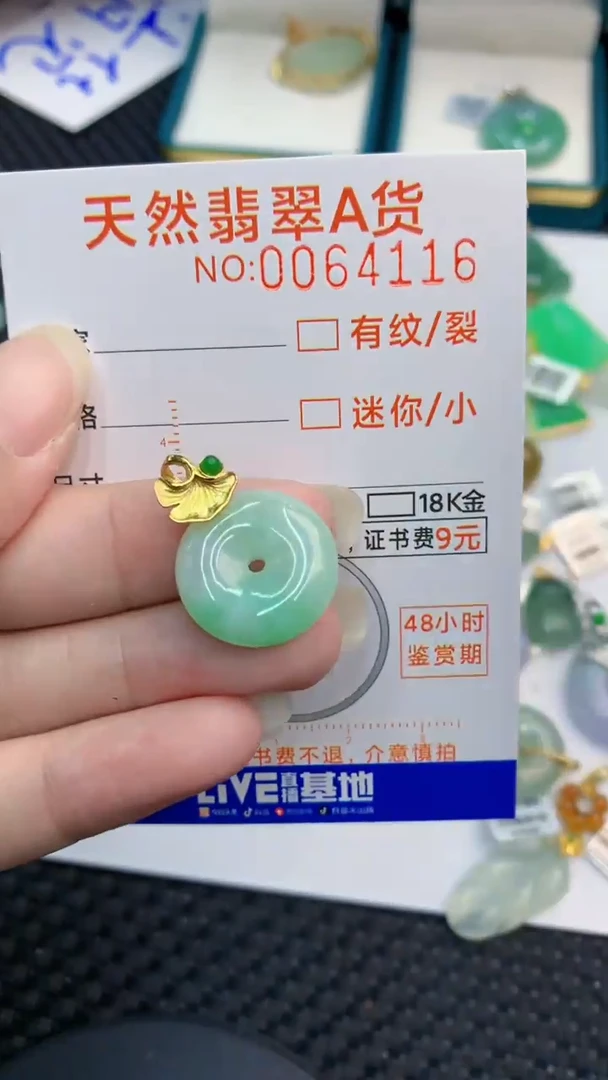 【闪购商品】翡翠颈饰银S925镶嵌            8