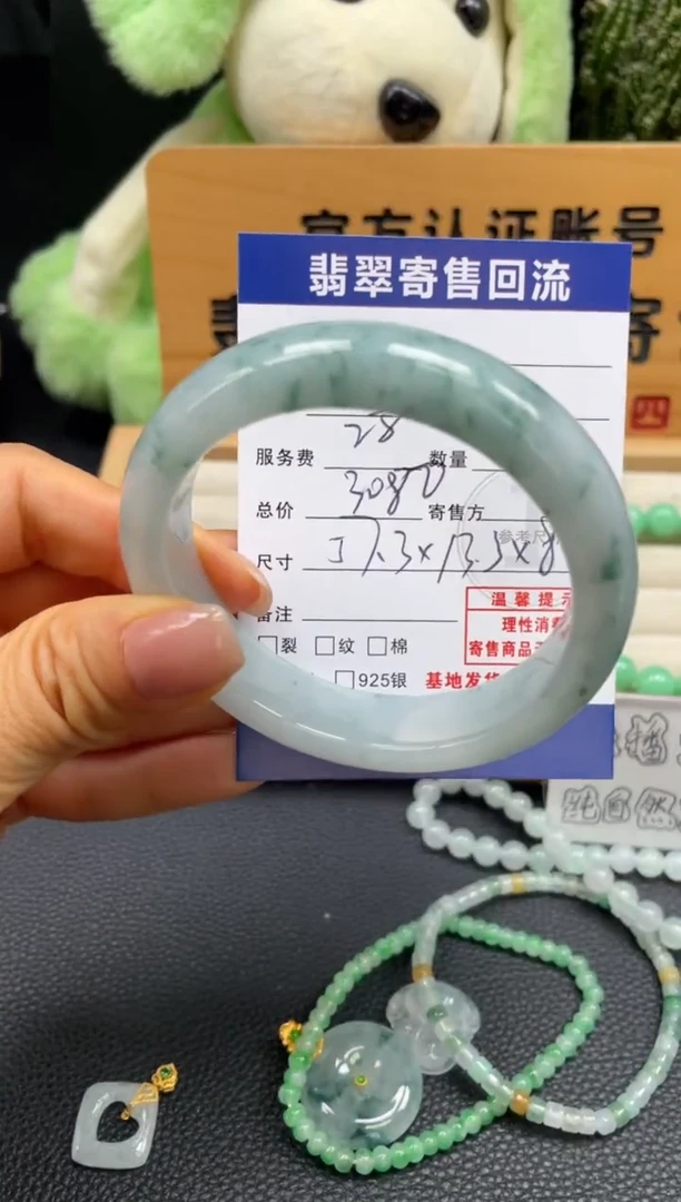未镶嵌手镯翡翠10150555