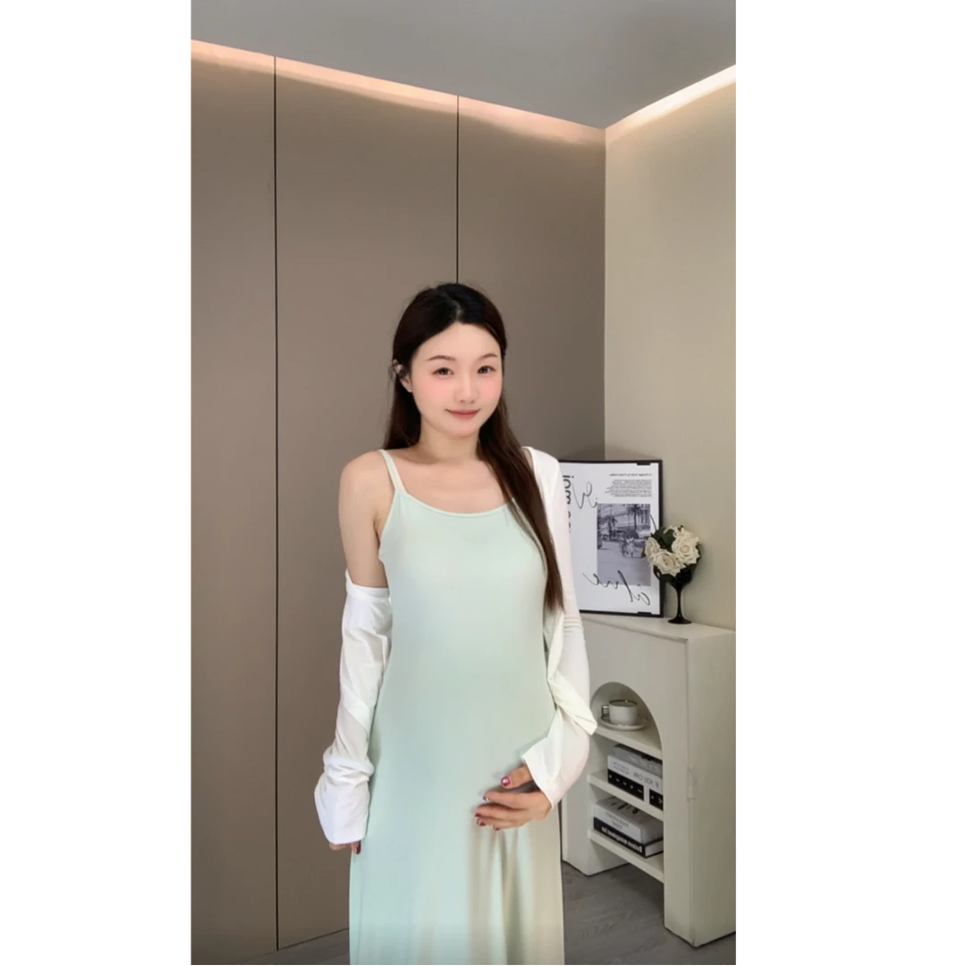 【壹点点甜】法式小坎肩时尚百搭纯色单排扣针织开衫夏季薄款外搭