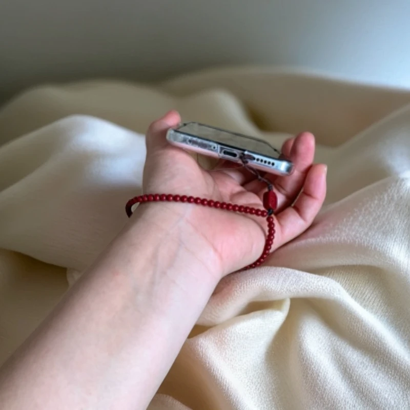 非金属锦纶吊坠 新款串珠手机链挂绳可挂手腕个性时尚挂件