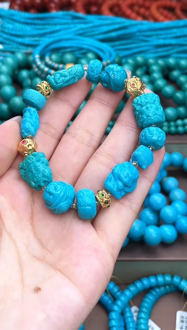 未镶嵌绿松石珠宝奇石A027