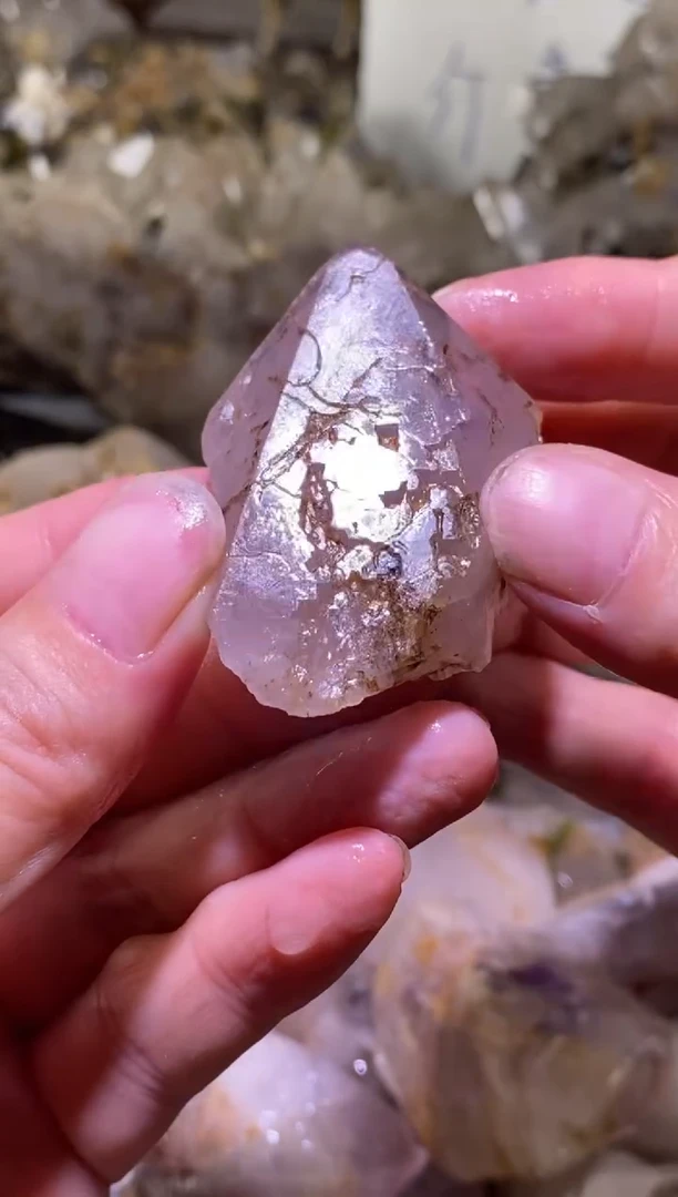 未镶嵌珠宝半成品水晶54号美姑超七花园水晶