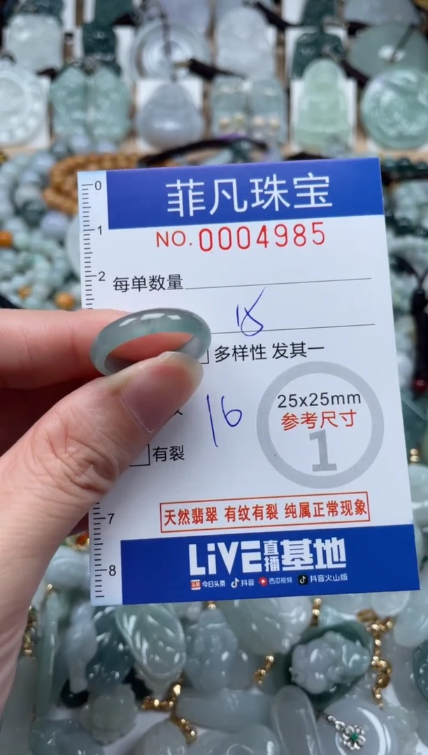 翡翠未镶嵌颈饰00..4985