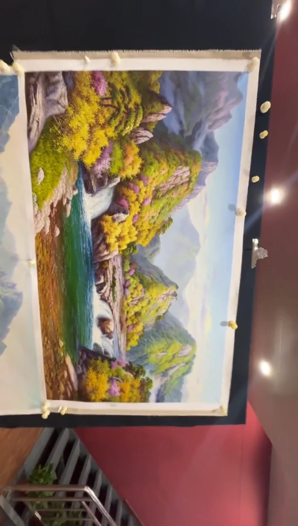 油画【55号】约1.6米丨朝鲜原创纯手绘孤品油画丨顺丰包邮