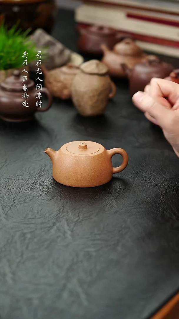 茶壶紫砂张俊峰宝山黄金段井栏