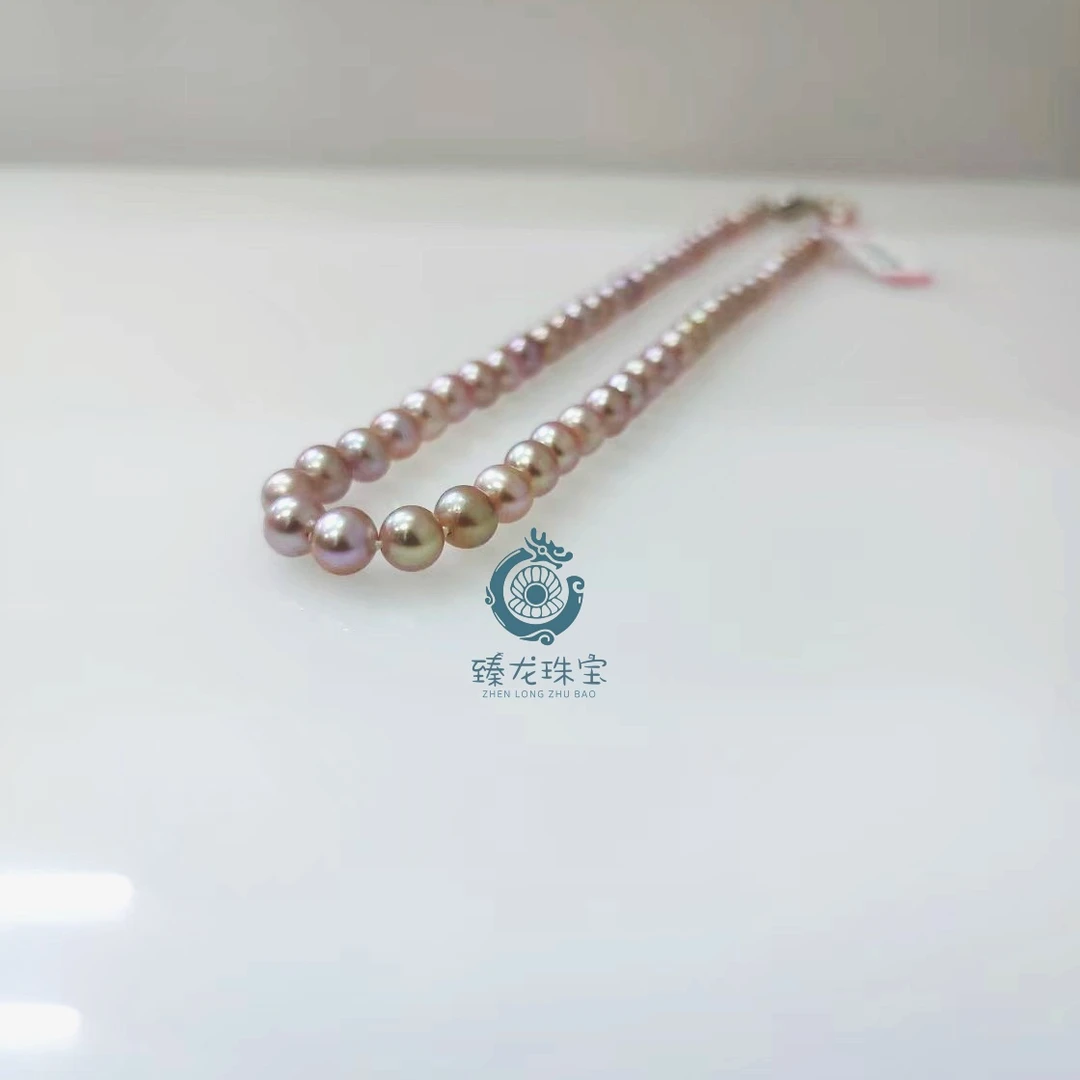 【龙总专属福利】特选无核珍珠丁香紫紫色珍珠全珠链多样性发货