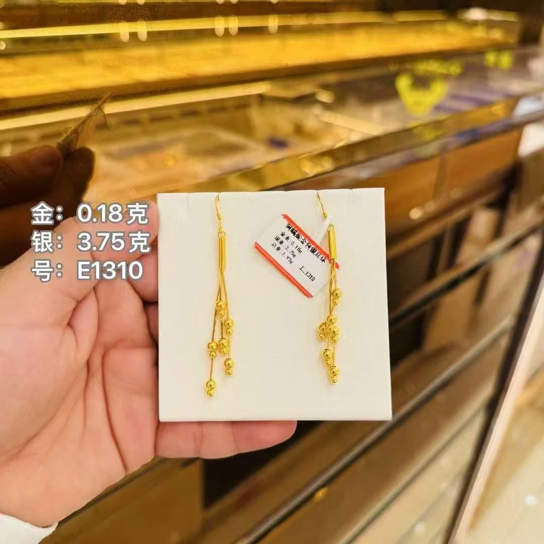 足银耳饰 爱敏首饰纯银耳钉