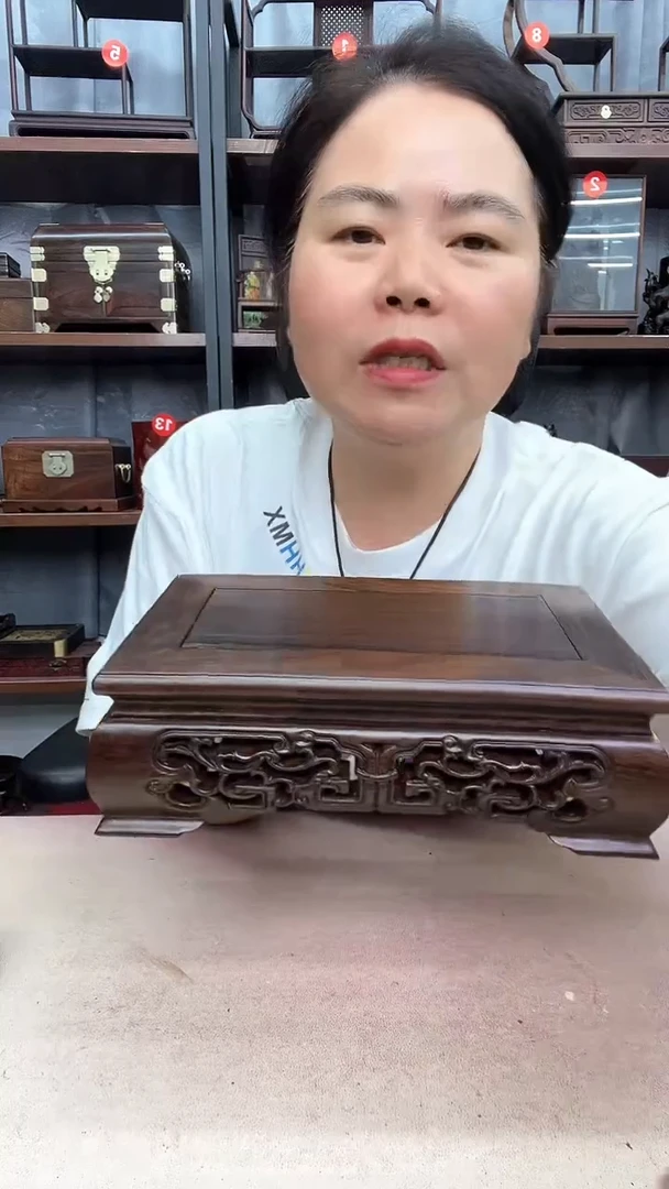 鸡翅木类家具小李子红木工艺品2794