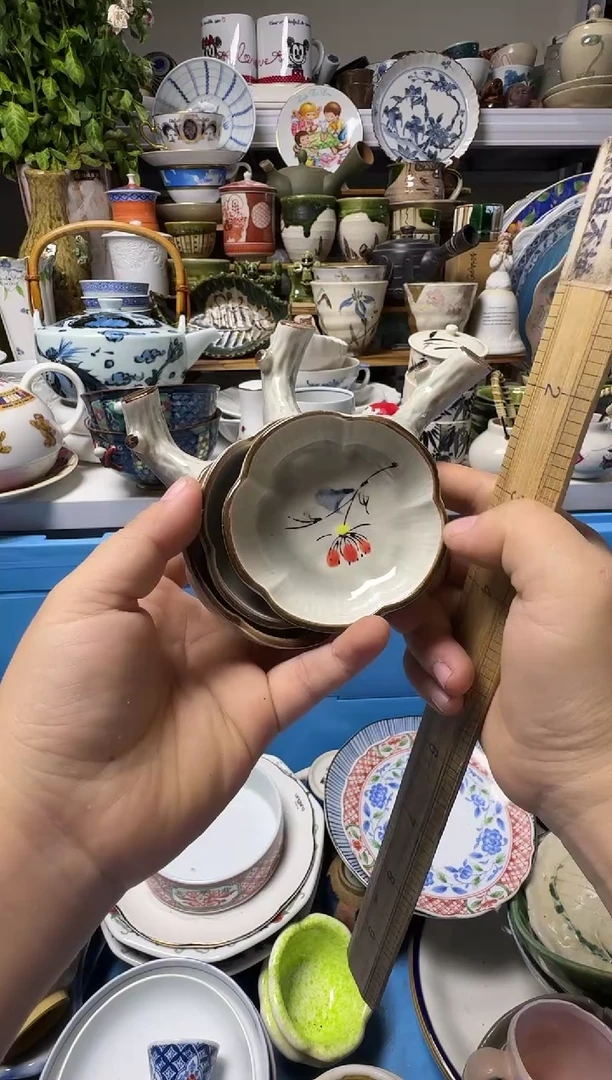 中古瓷器，默认微瑕-3个15米，好看漂亮。024