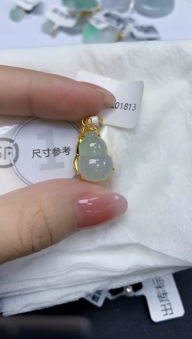颈饰未镶嵌翡翠天然缅甸翡翠A货多样性发一件