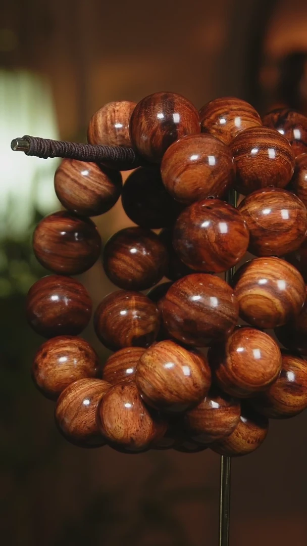 【闪购商品】黄花梨/降香黄檀手串/手链海南黄花梨2.0cm