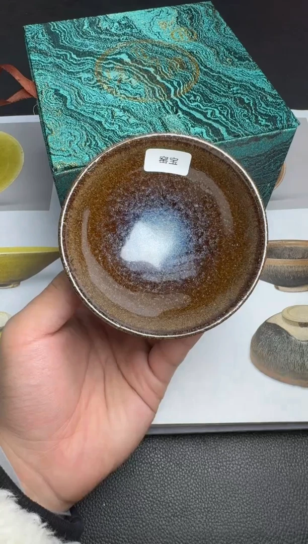 【闪购商品】茶盏吴立勇柴烧盏（送柴烧盏一只）81