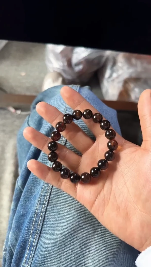 手串琥珀未镶嵌娜**53缅甸琥珀血珀手串10mm